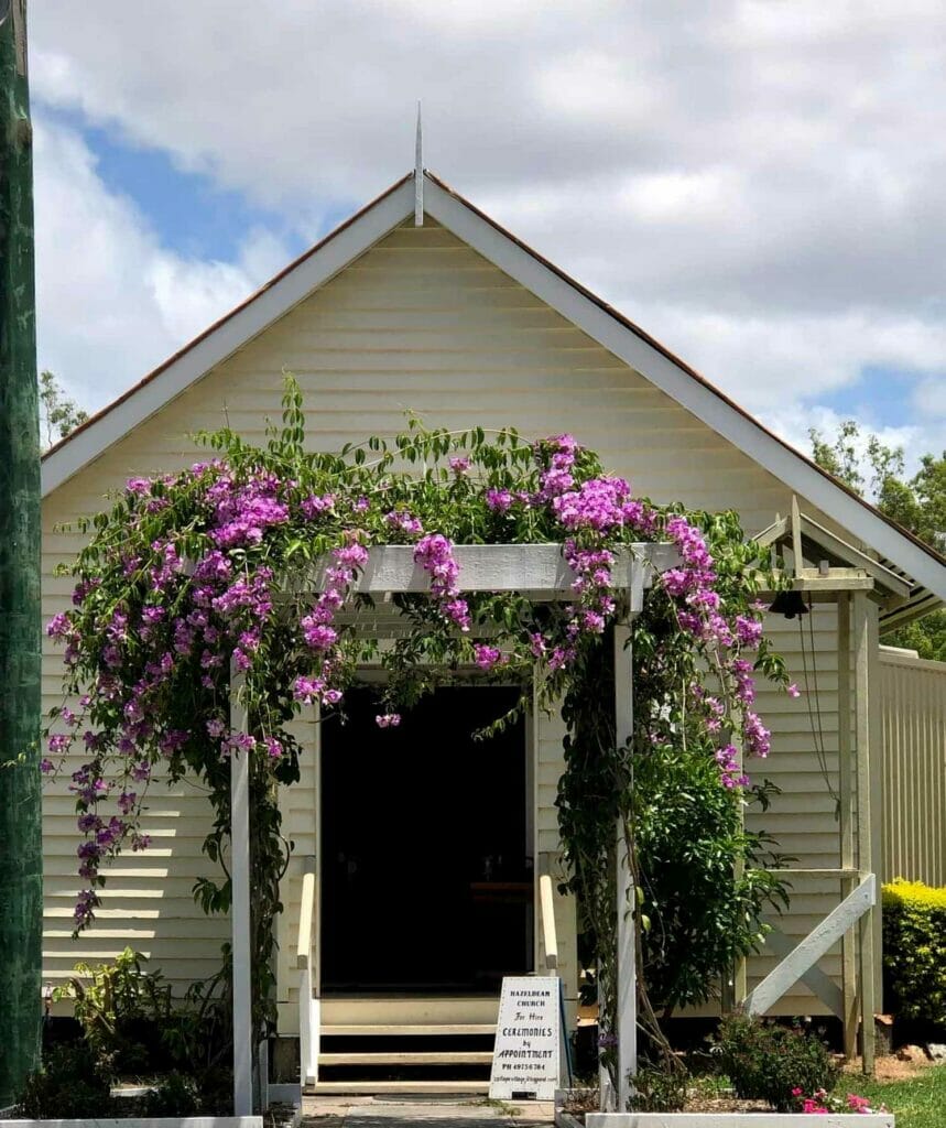 The Hazeldean Church at the Calliope River Historical Village